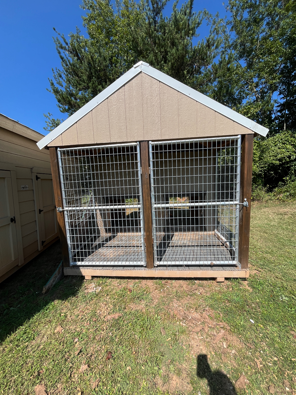 8' x 8' Parton Sheds - Greenville! SAVE on this USED 8x8 2-Bay Kennel! for sale in Greenville, SC